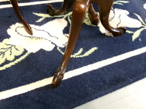 Trio Of Mahogany Edwardian Wine Tables View XI