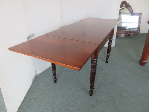 VICTORIAN MAHOGANY DRAW LEAF TABLE - ADDITIONAL PHOTO 6