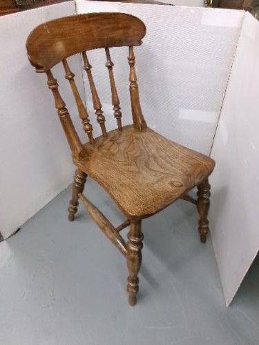 Victorian Elm Seated Kitchen Chair