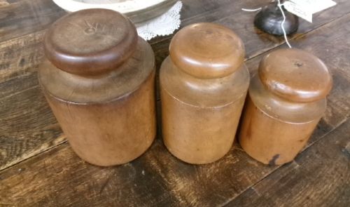 Three Sycamore Treen Pie Moulds View X