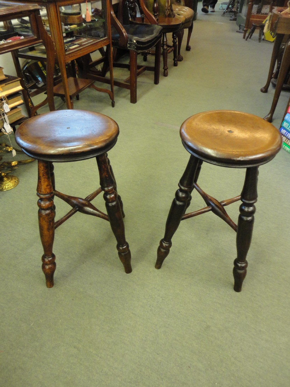 Pair Of Victorian Stools