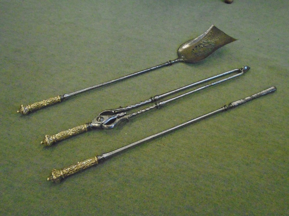 Quality Set Of Period Fire Irons