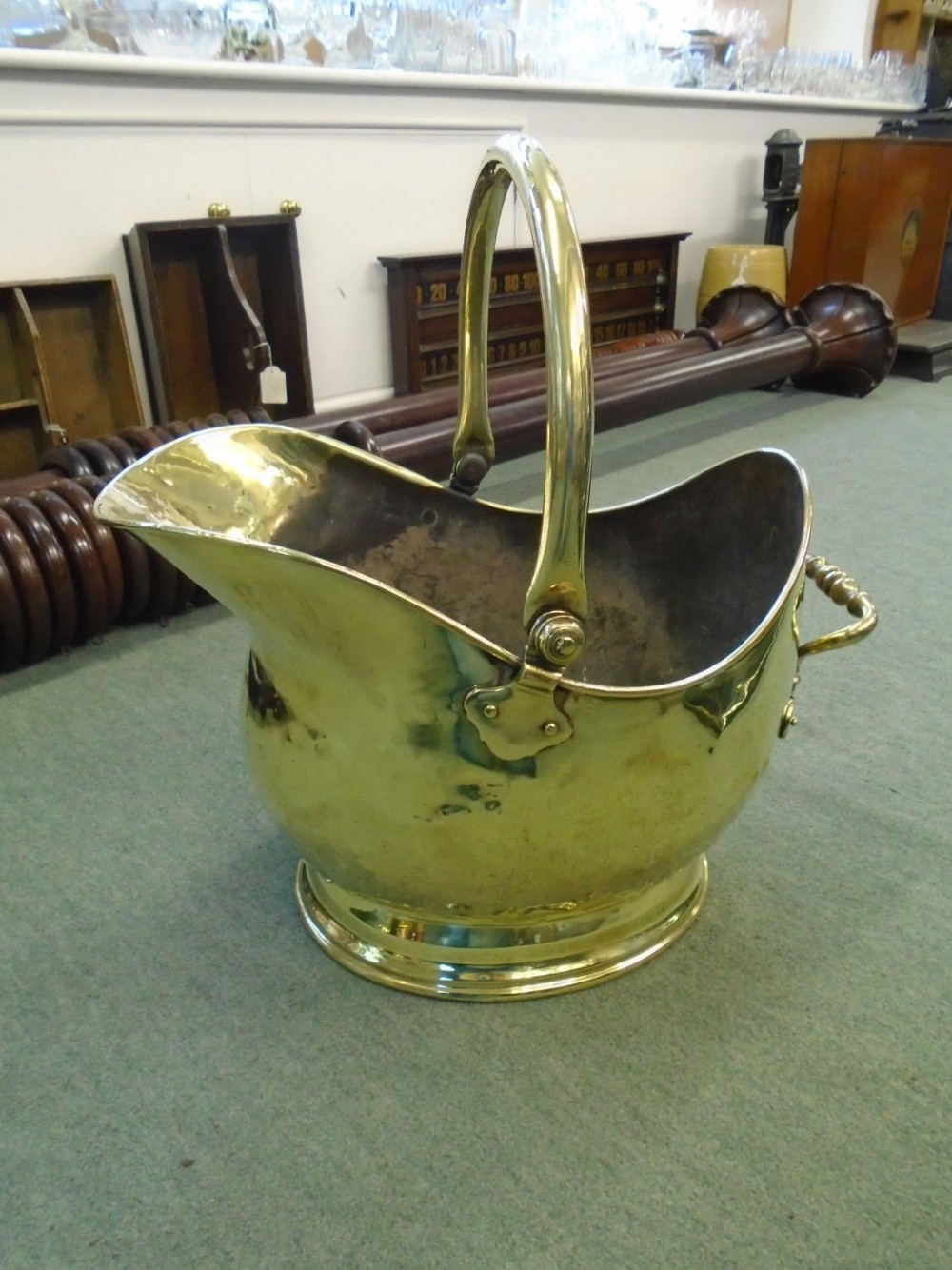 Traditional Brass Coal Helmet 