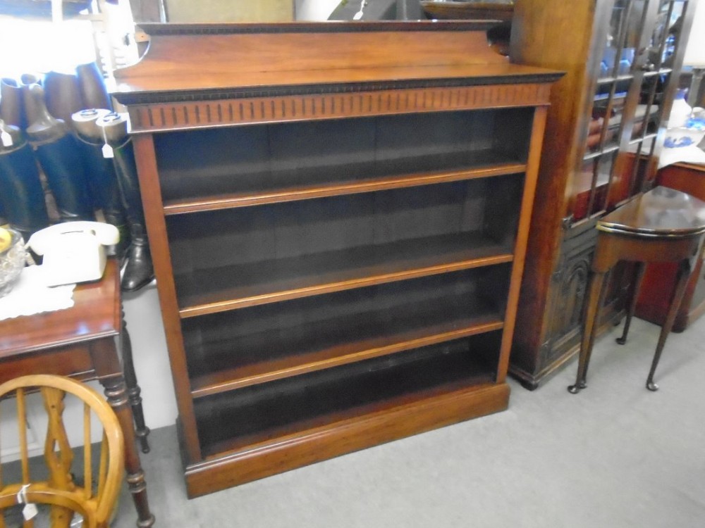 Walnut Open Bookshelves 