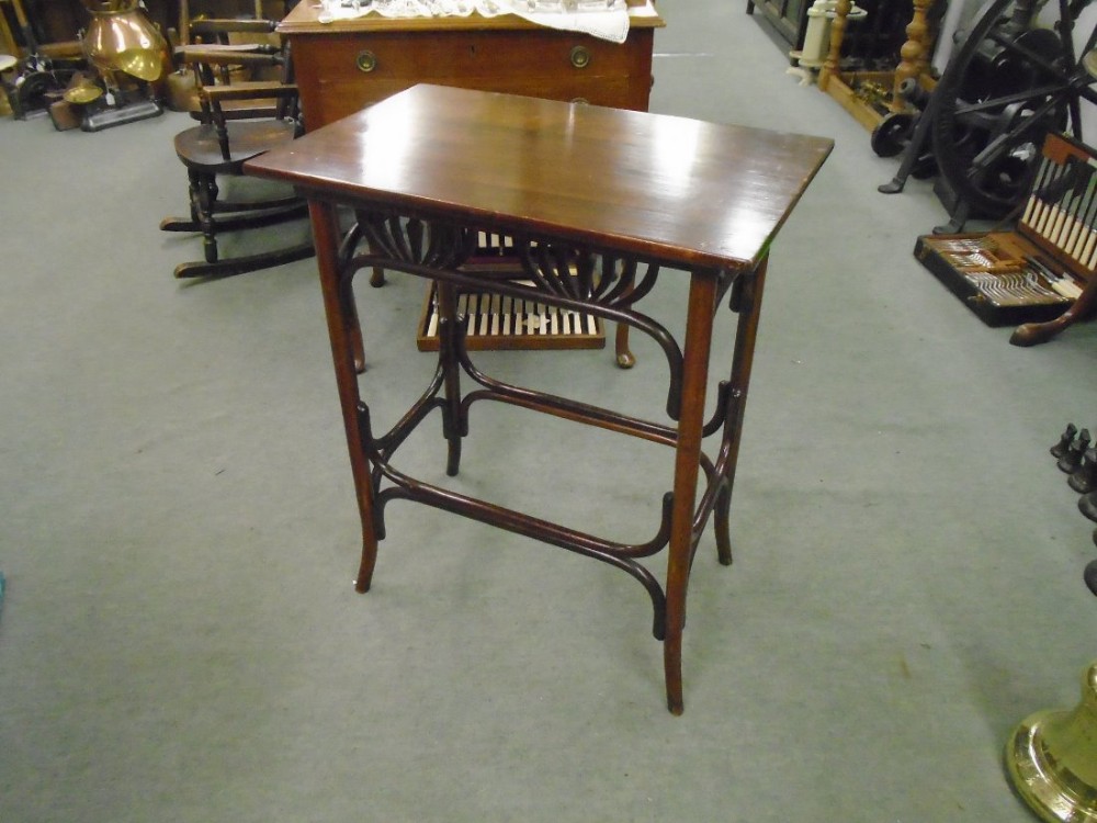 Bentwood Table By Fischel