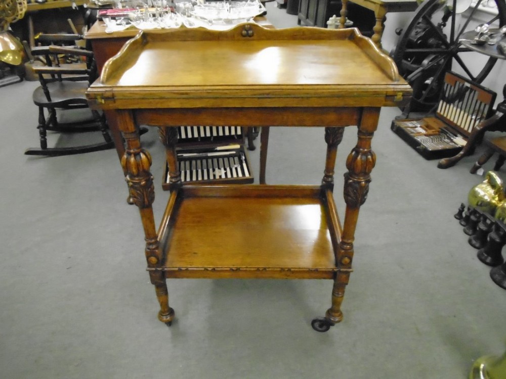 Quality Oak Trolley 