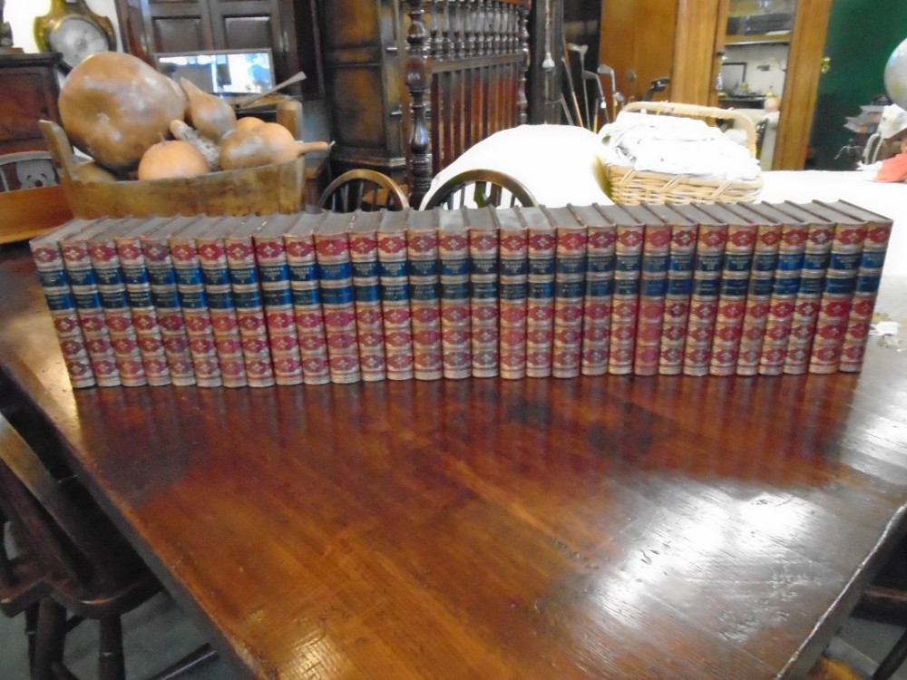 Very Good Set Of Leather Bound Books