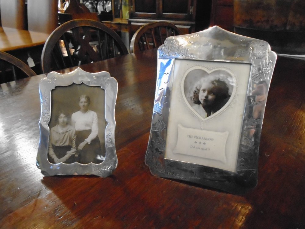 2 Chinese Silver Photo Frames