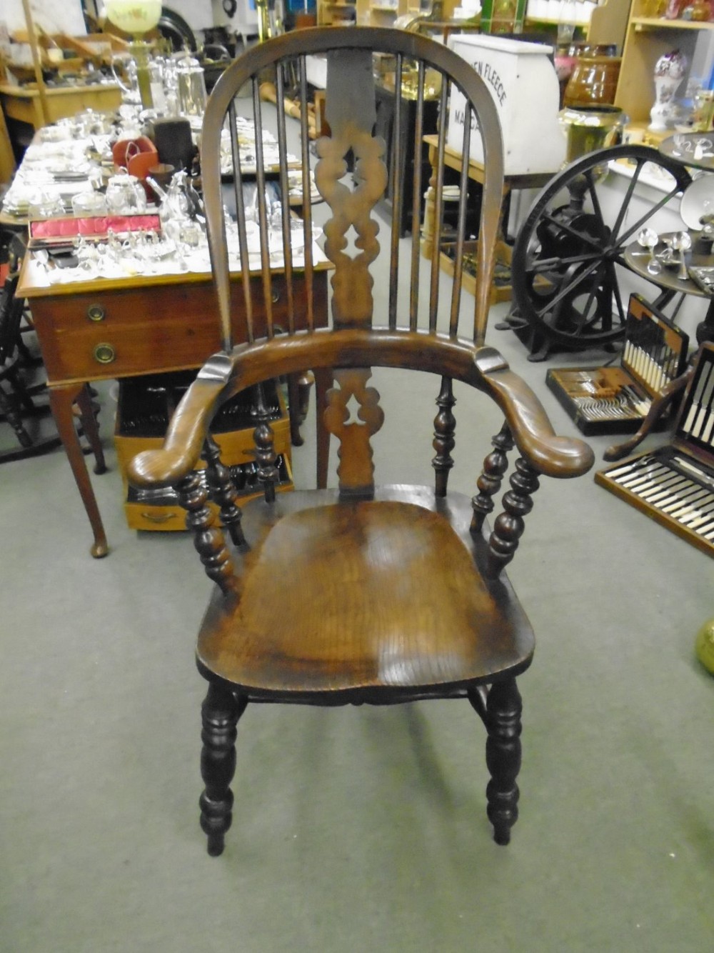 Broad Arm Windsor Chair