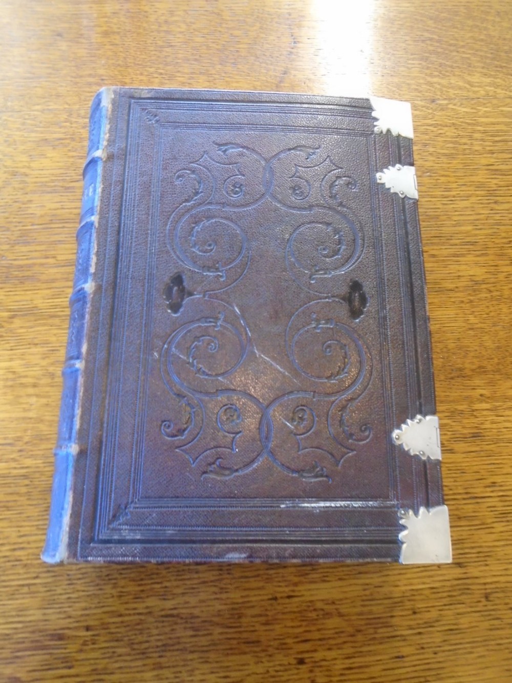 Bible With Unusual Clasps 