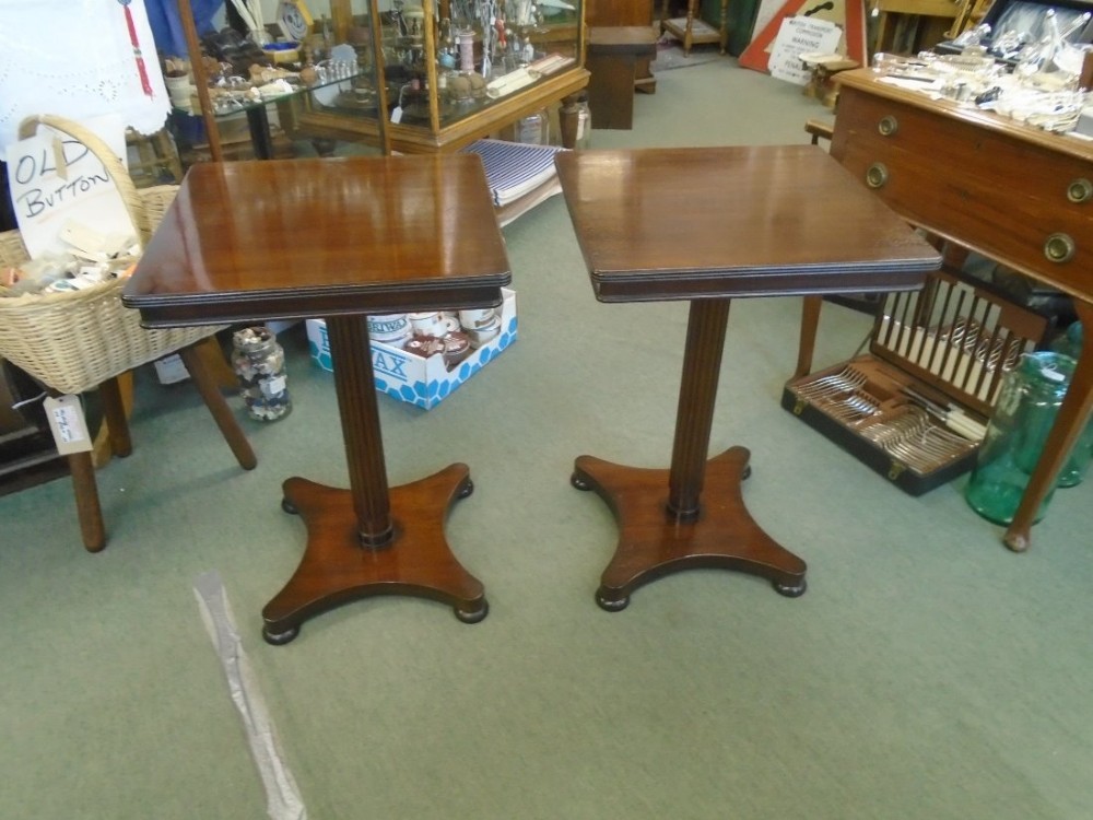 Pair Of Mahogany Sofa Tables