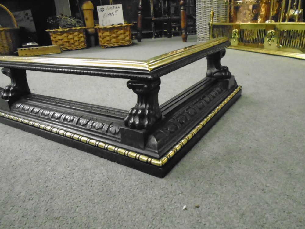 Large Steel & Brass Fender  View VI