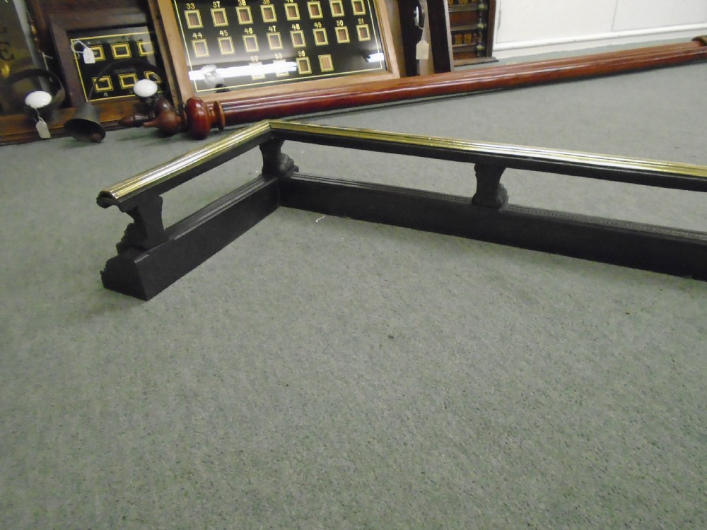 Large Steel & Brass Fender  View VII