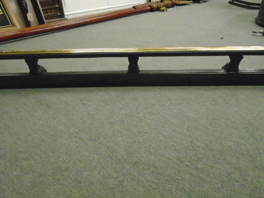 Large Steel & Brass Fender  View VIII