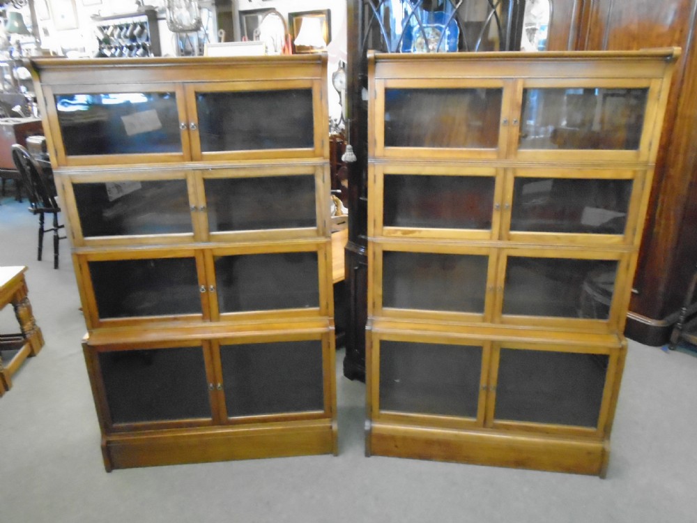 Pair Of Oxford Bookcases  View XIII