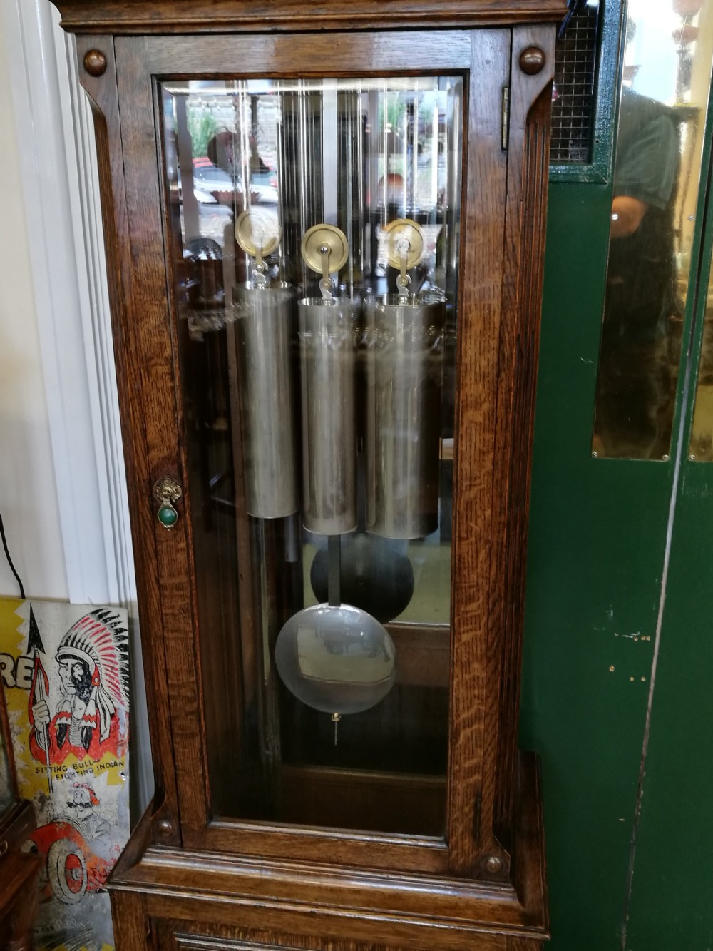 Superb Oak Longcase  Clock View II