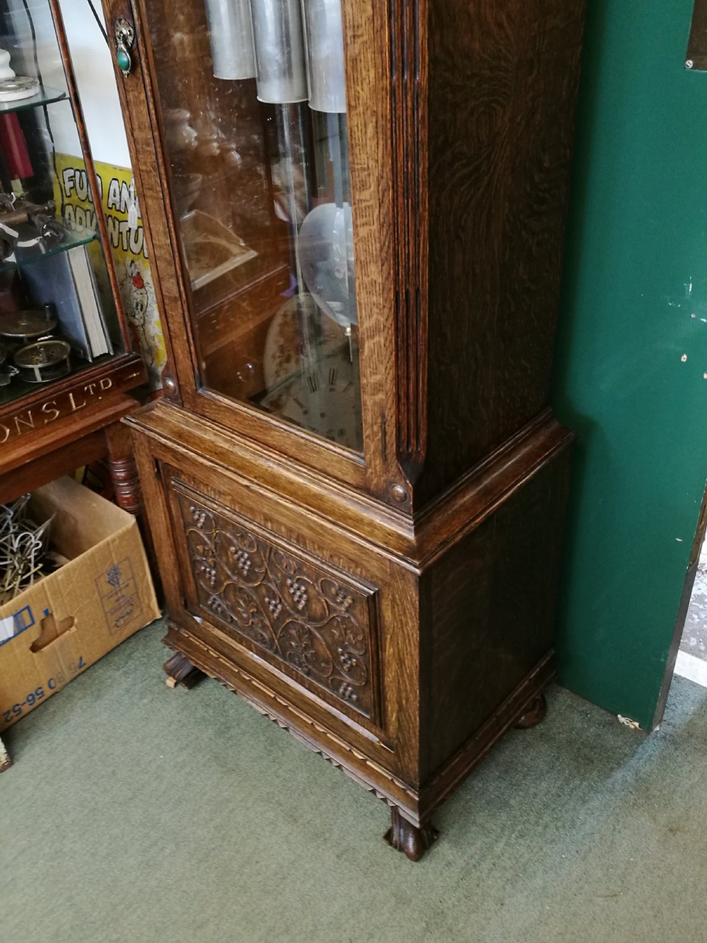 Superb Oak Longcase  Clock View III