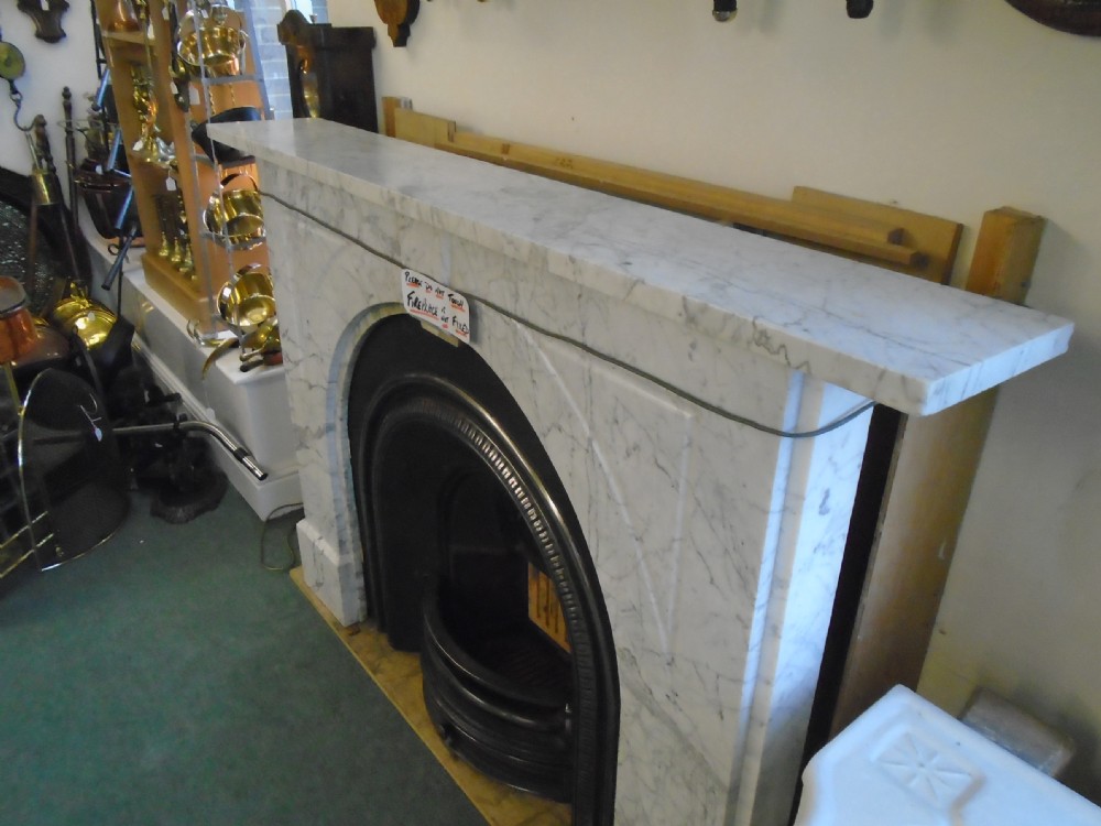 Superb Victorian Marble Fireplace  View VII