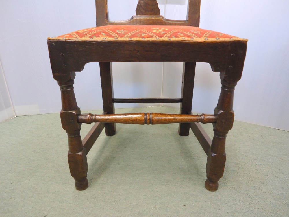 Original Set Of 6 Oak Chairs View V