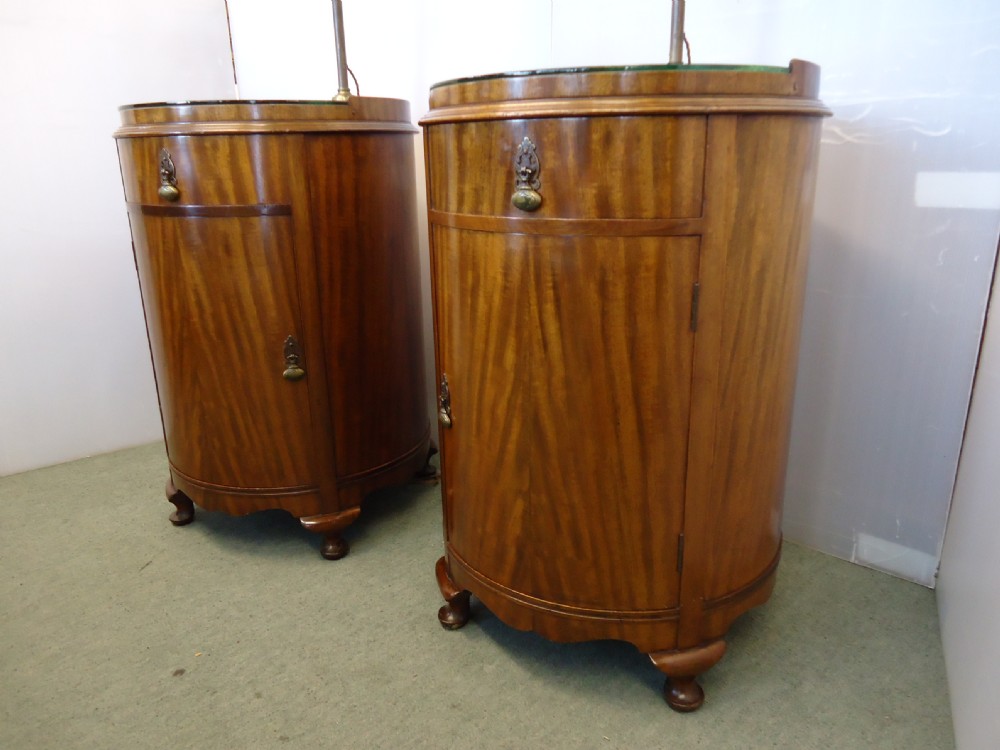 Pair Of Cylinder Lamp Tables View IX