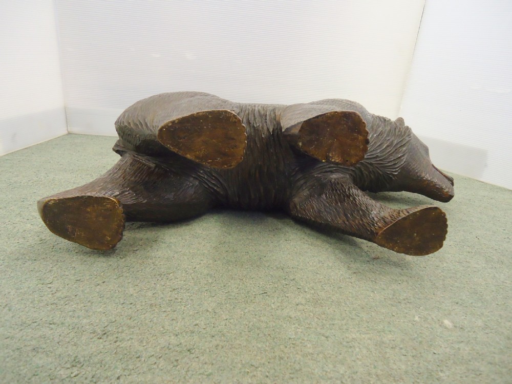 Large Black Forest Strolling Bear View IX