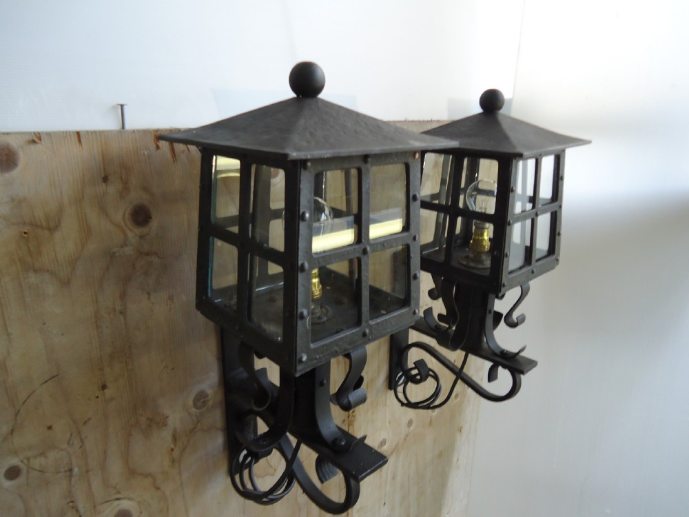 Pair Of Outside Lanterns View V
