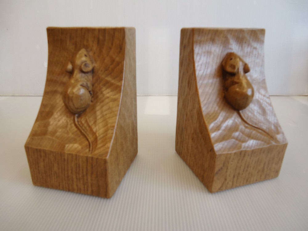 Robert ' Mouseman' Thompson  Bookends. View II