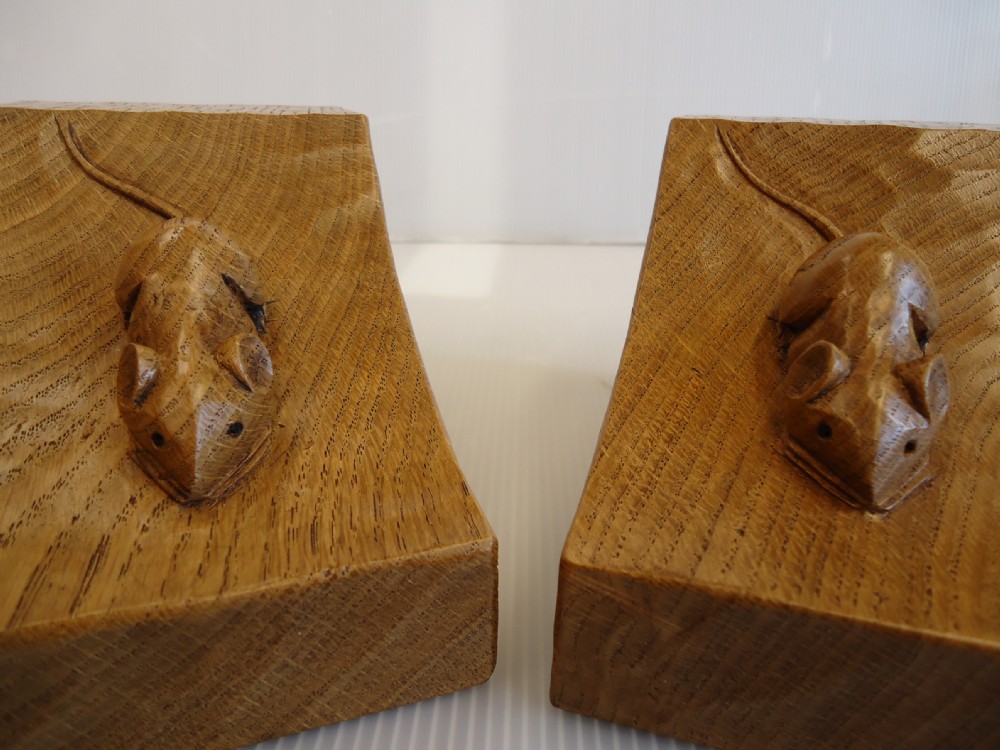 Robert ' Mouseman' Thompson  Bookends. View IV