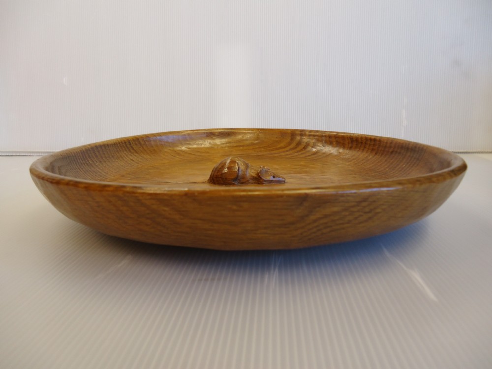Vintage Robert ' Mouseman' Thompson Large Bowl