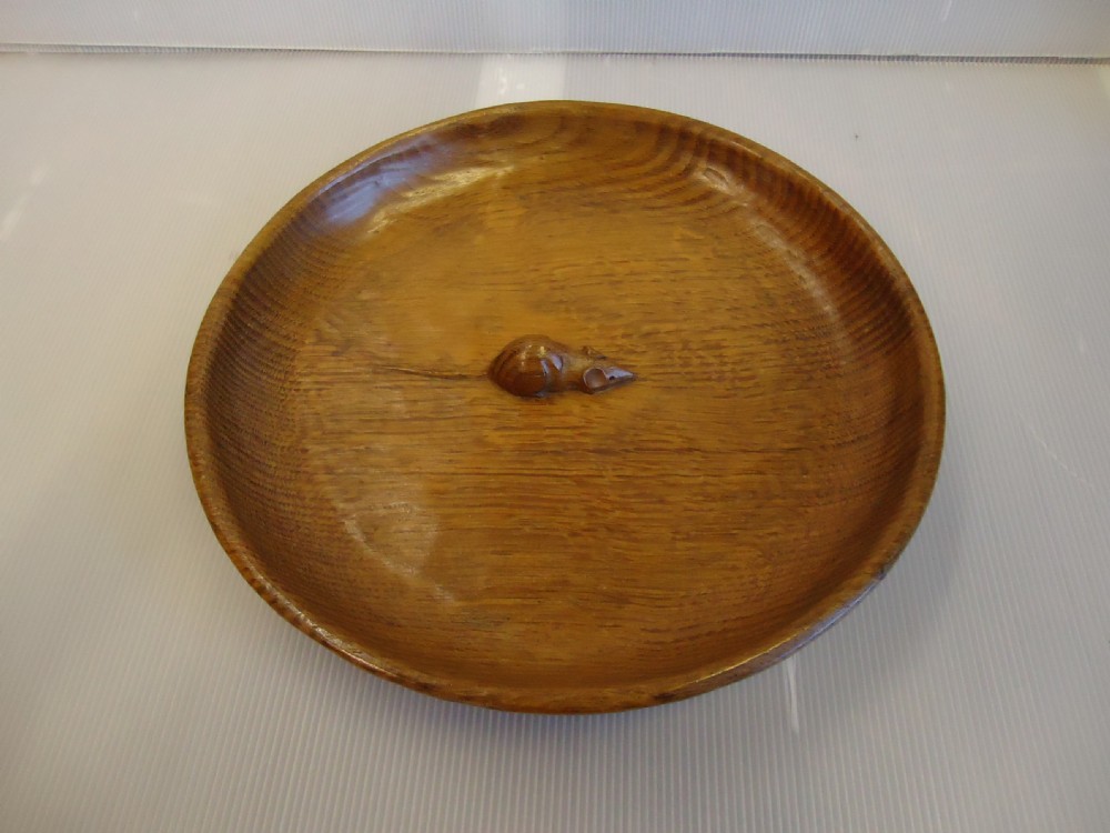 Vintage Robert ' Mouseman' Thompson Large Bowl View IV
