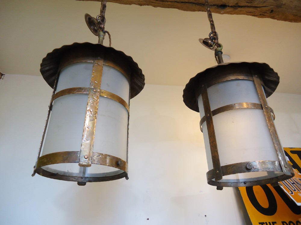 Pair Of Hall Lanterns View IX