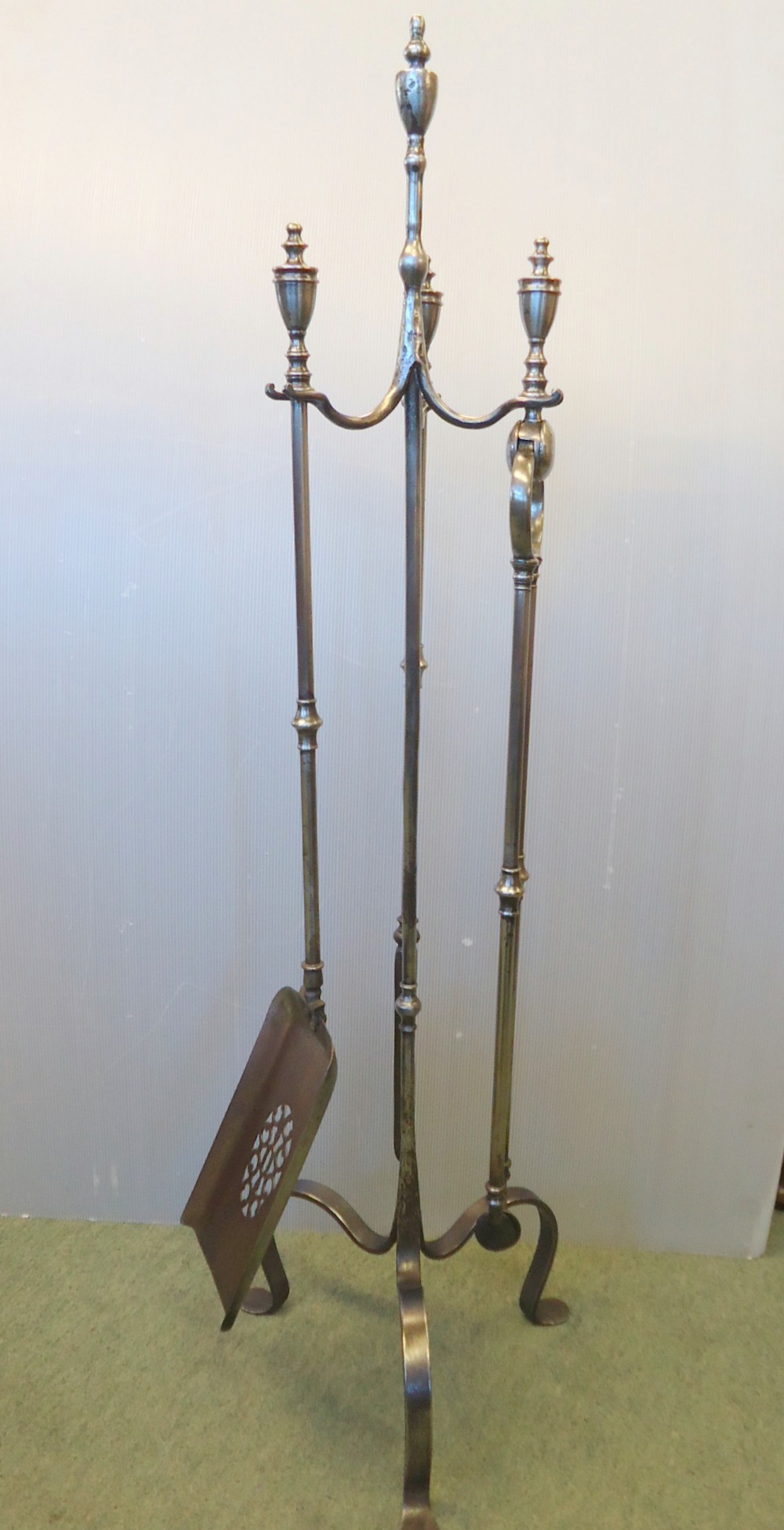 Tall Fire Irons On Stand