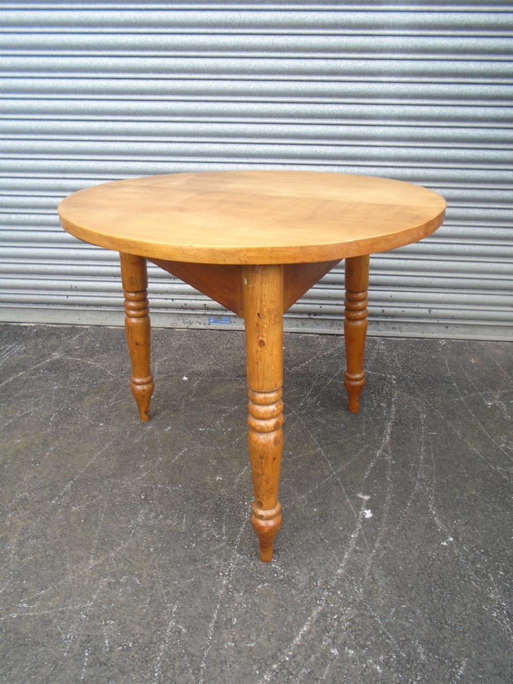 Victorian Pine Cricket Table