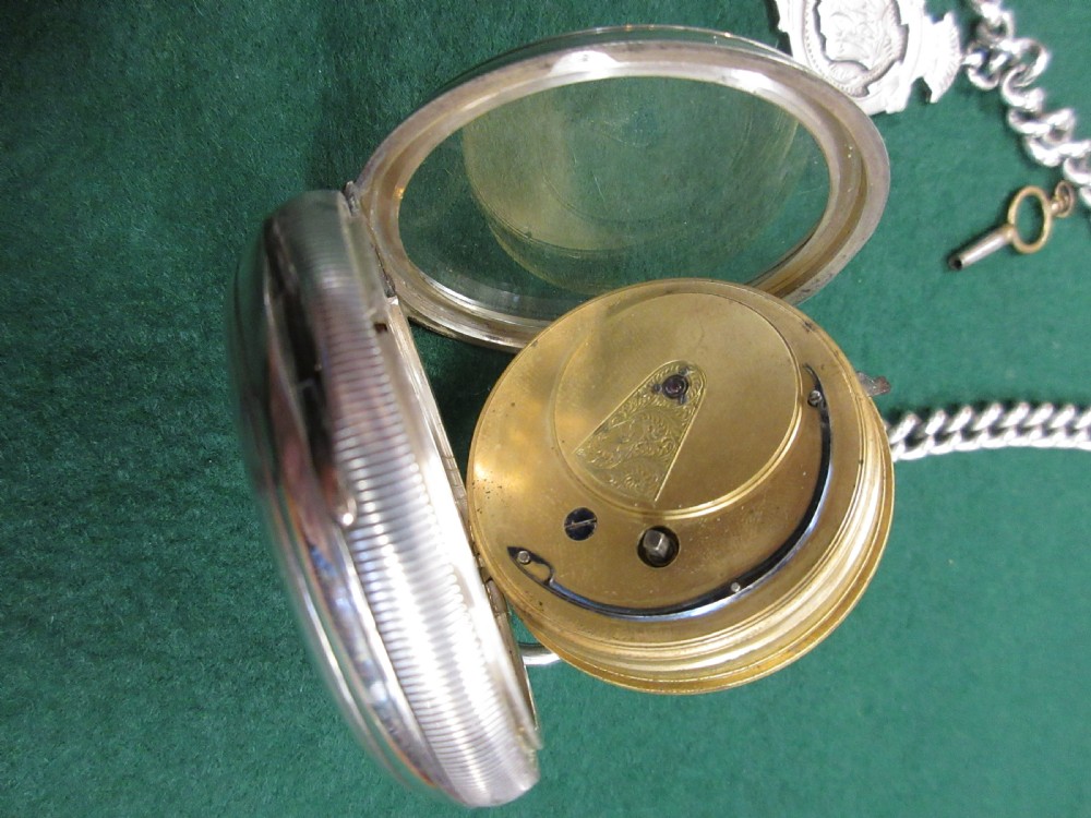 Large Silver Fusee Watch View V