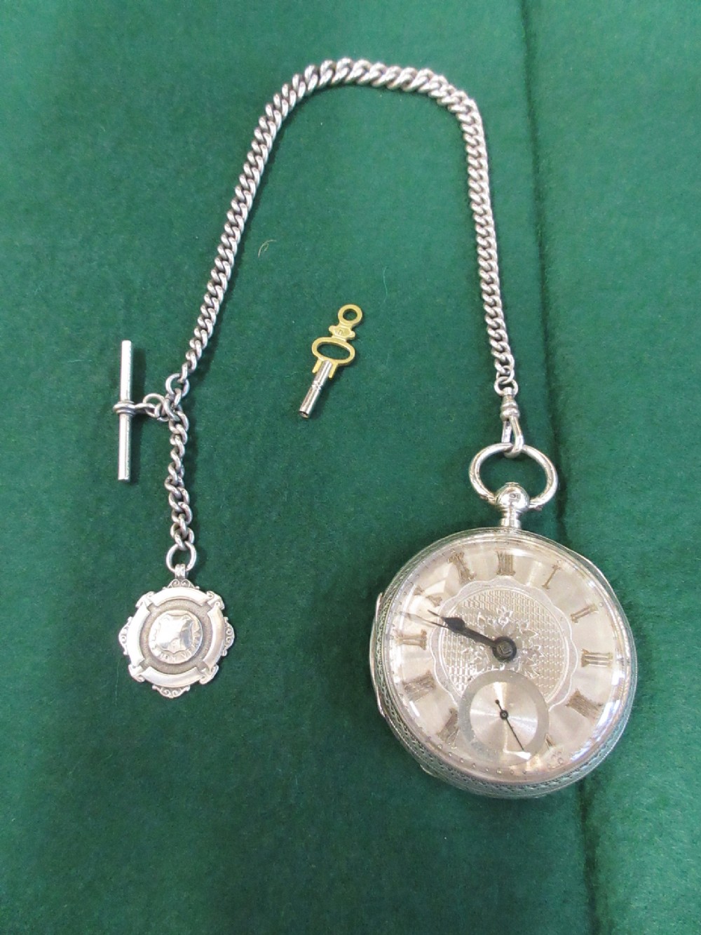 Silver Fusee Pocket Watch 