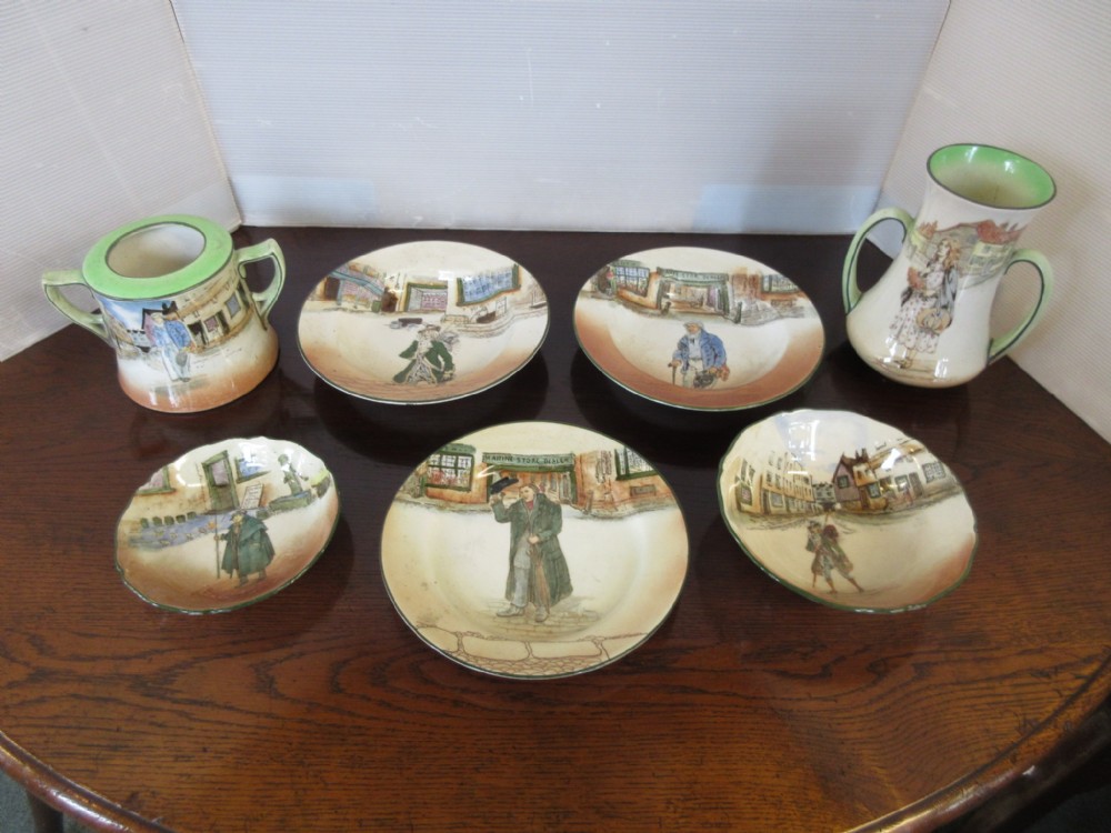 7 pieces Of Doulton Dickens Ware