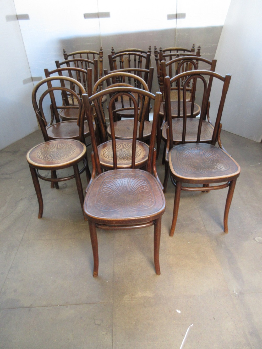 13 Bentwood Chairs 