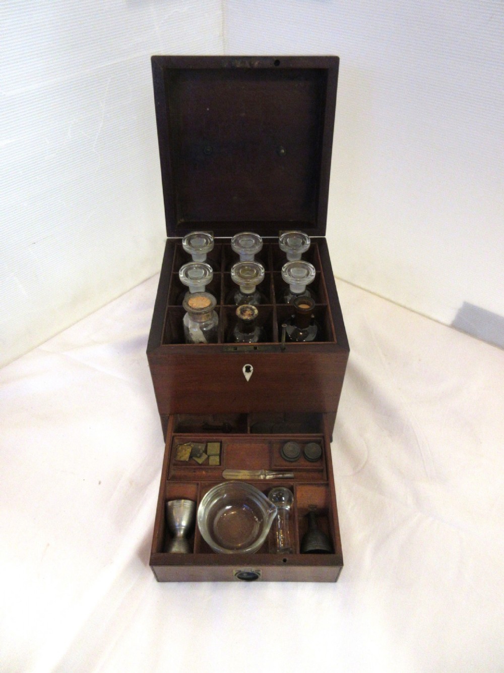 Mahogany Apothecary Box