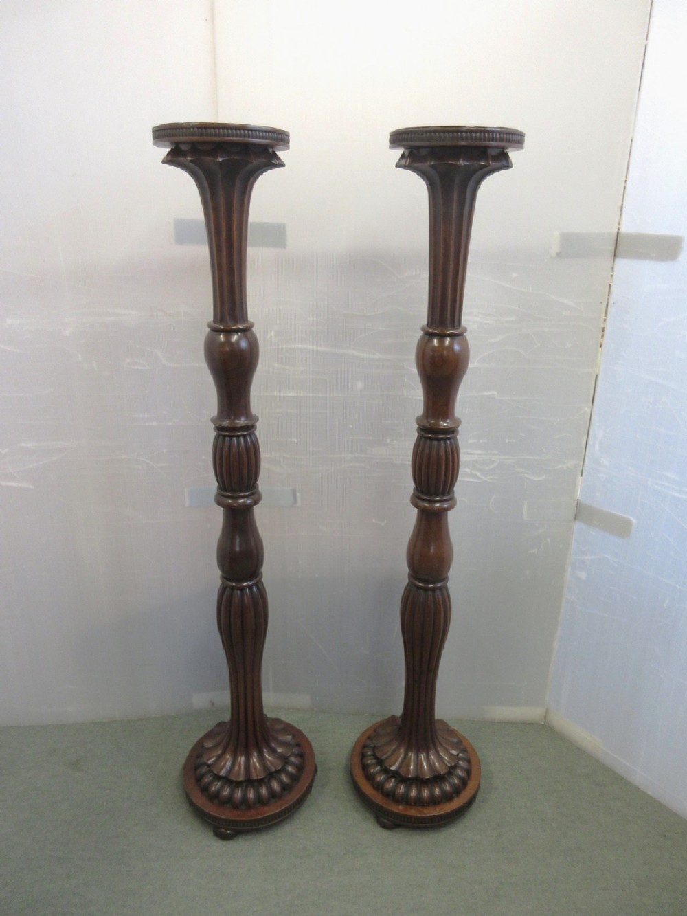 Super Pair Of Torchieres 