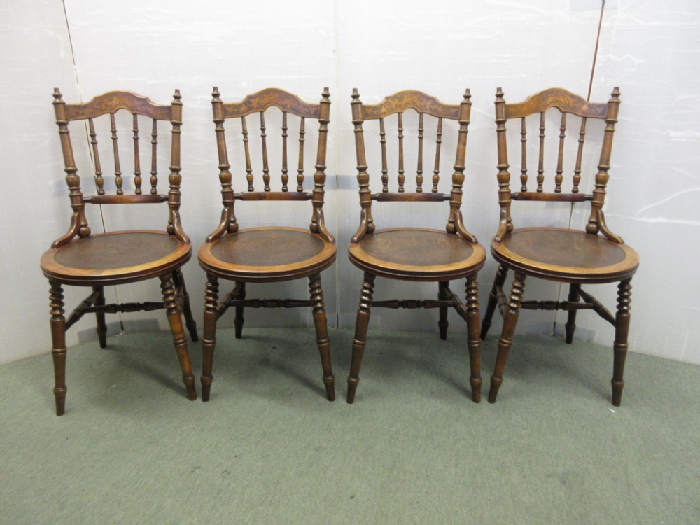 Set 4 Victorian Chairs
