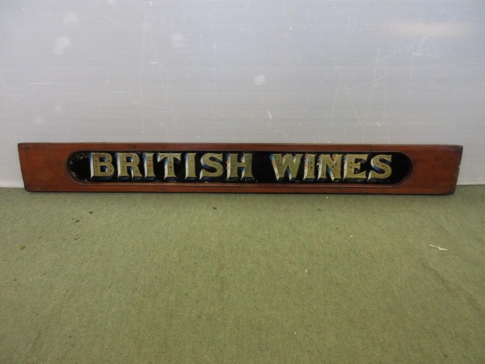 British Wines Sign 