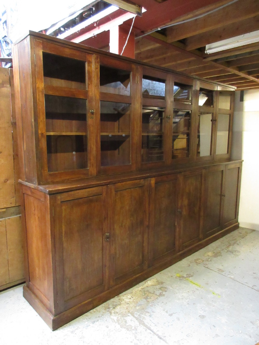 Large Glazed Cupboard 