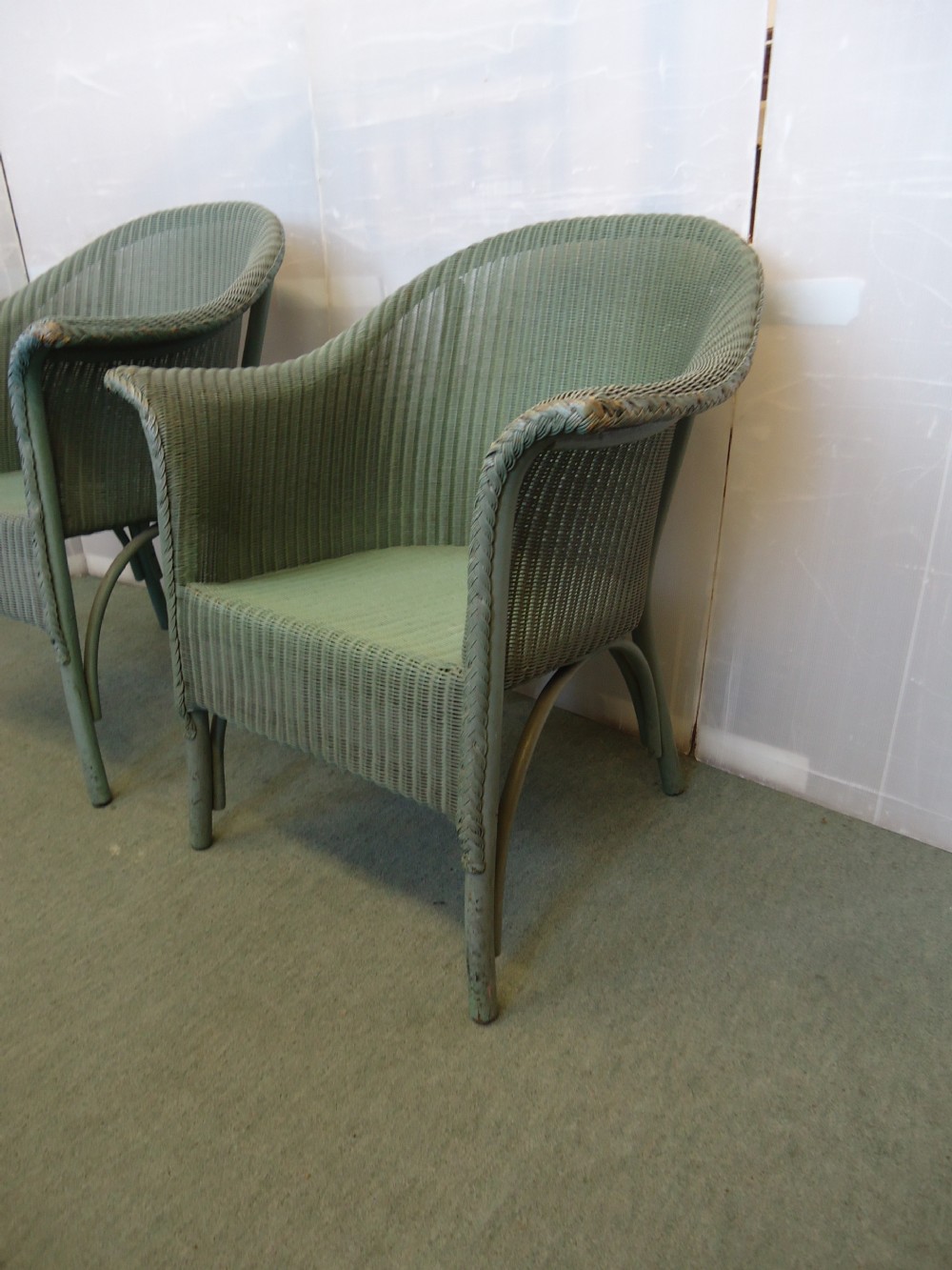 Pair of Wing Lloyd Loom Arm chairs View III