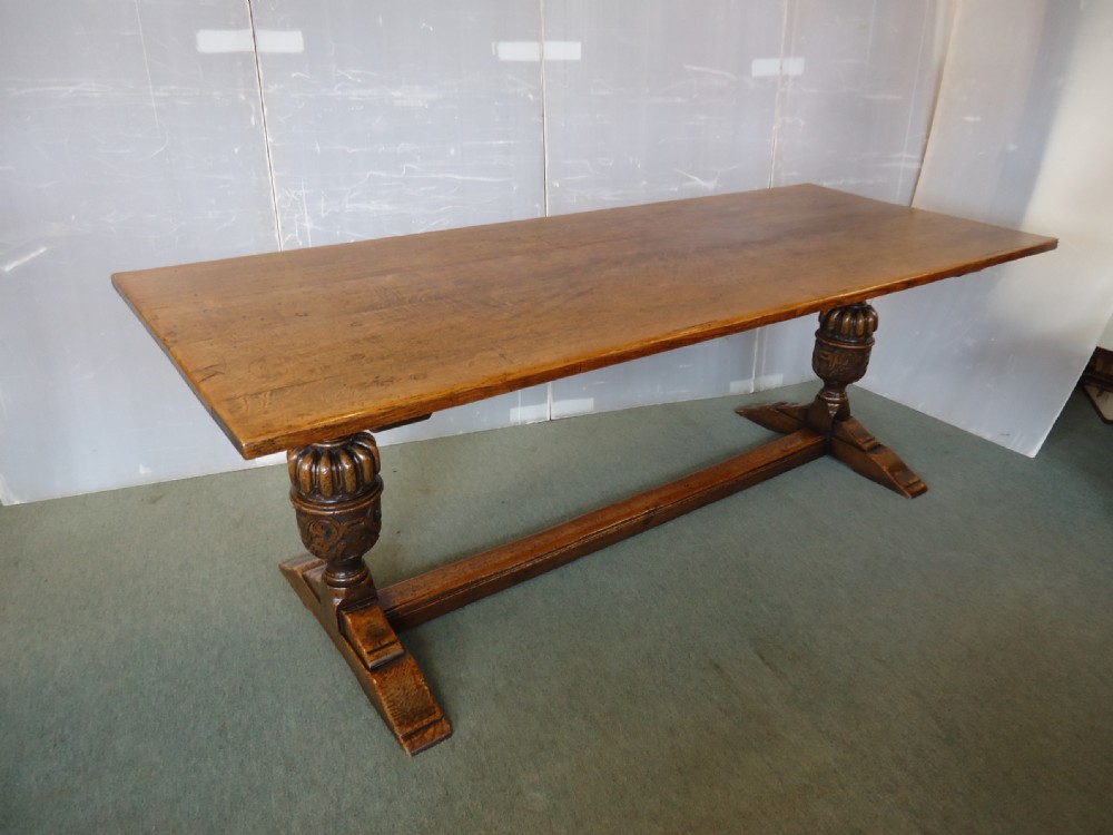 7' Oak Table  View II