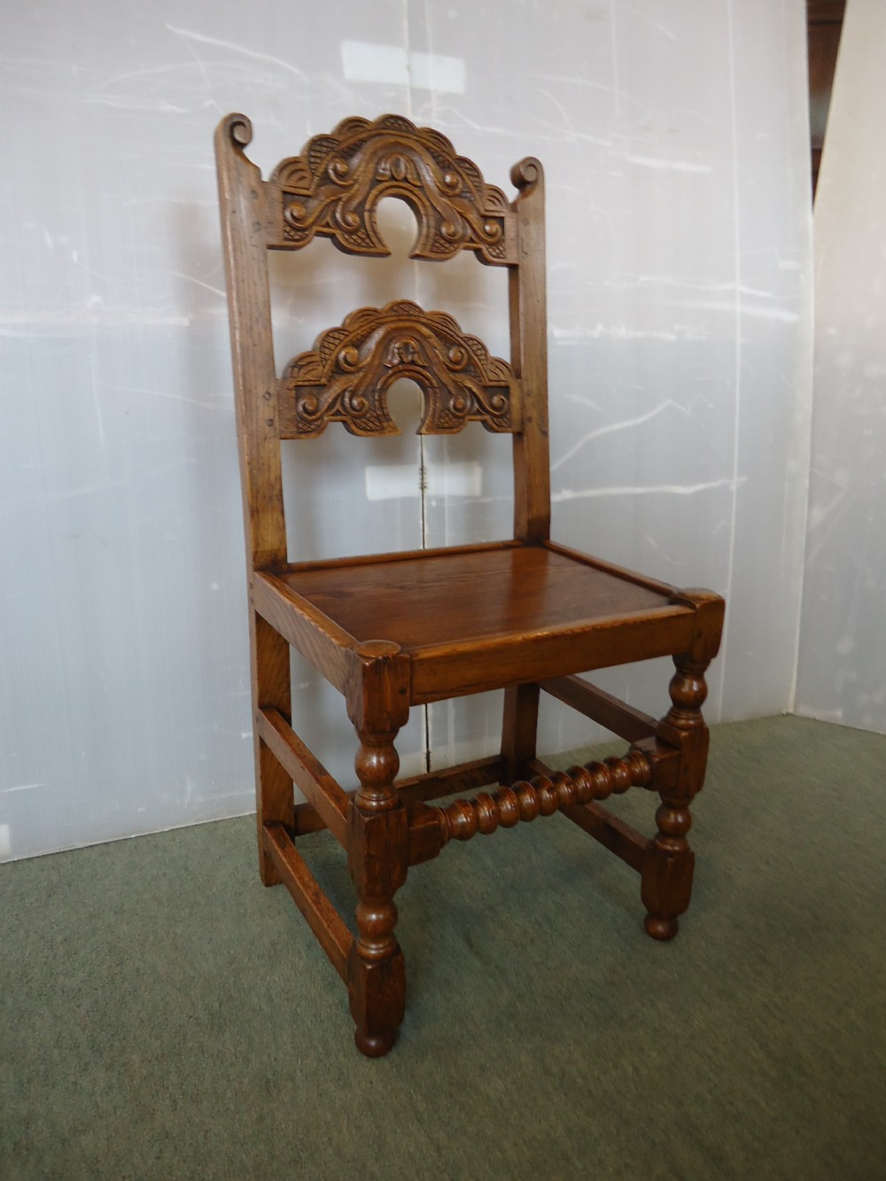8 Oak Chairs  View II