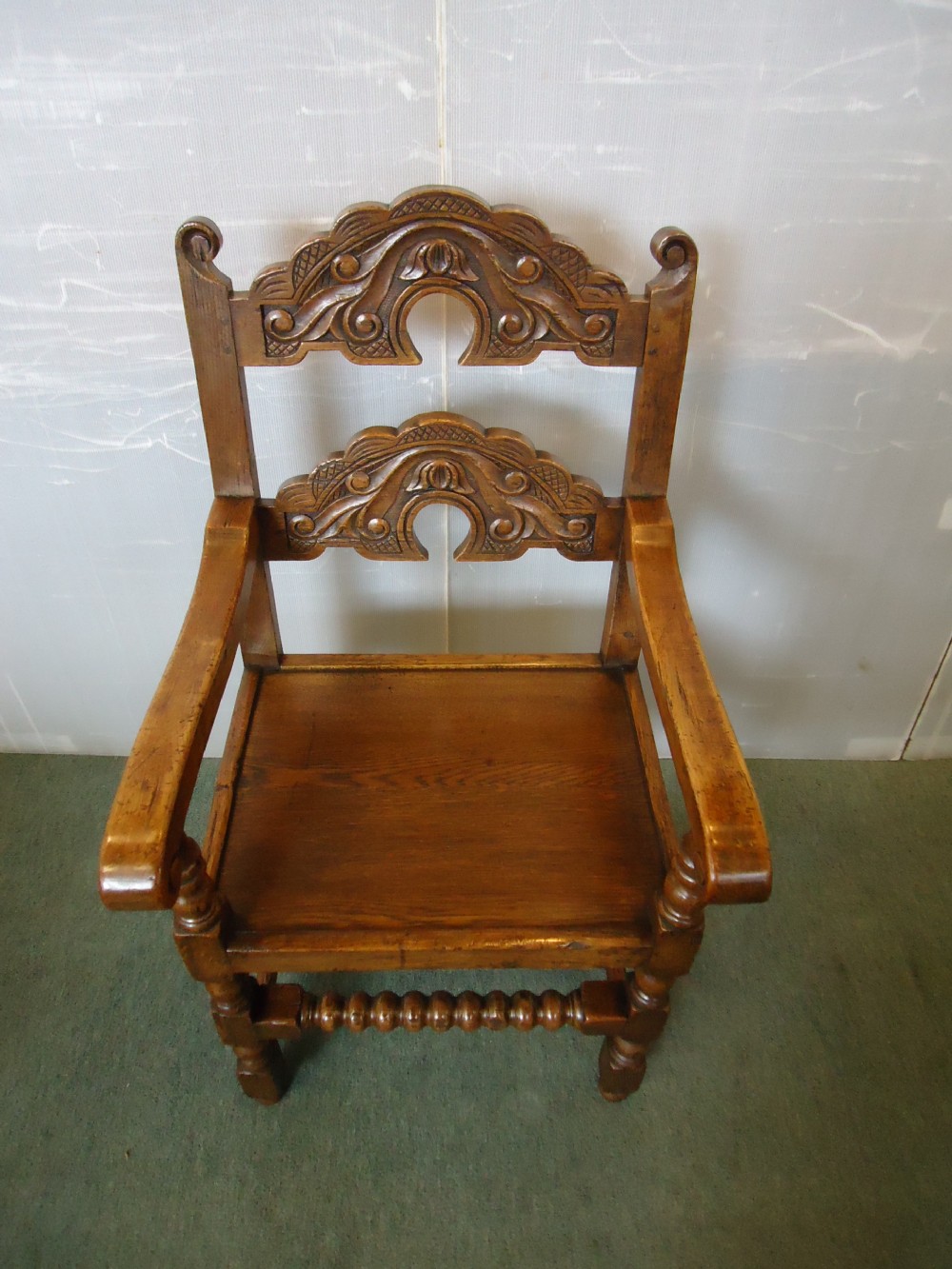8 Oak Chairs  View VI