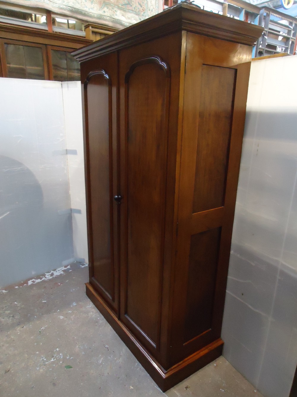 Quality Mahogany Double Robe  View V