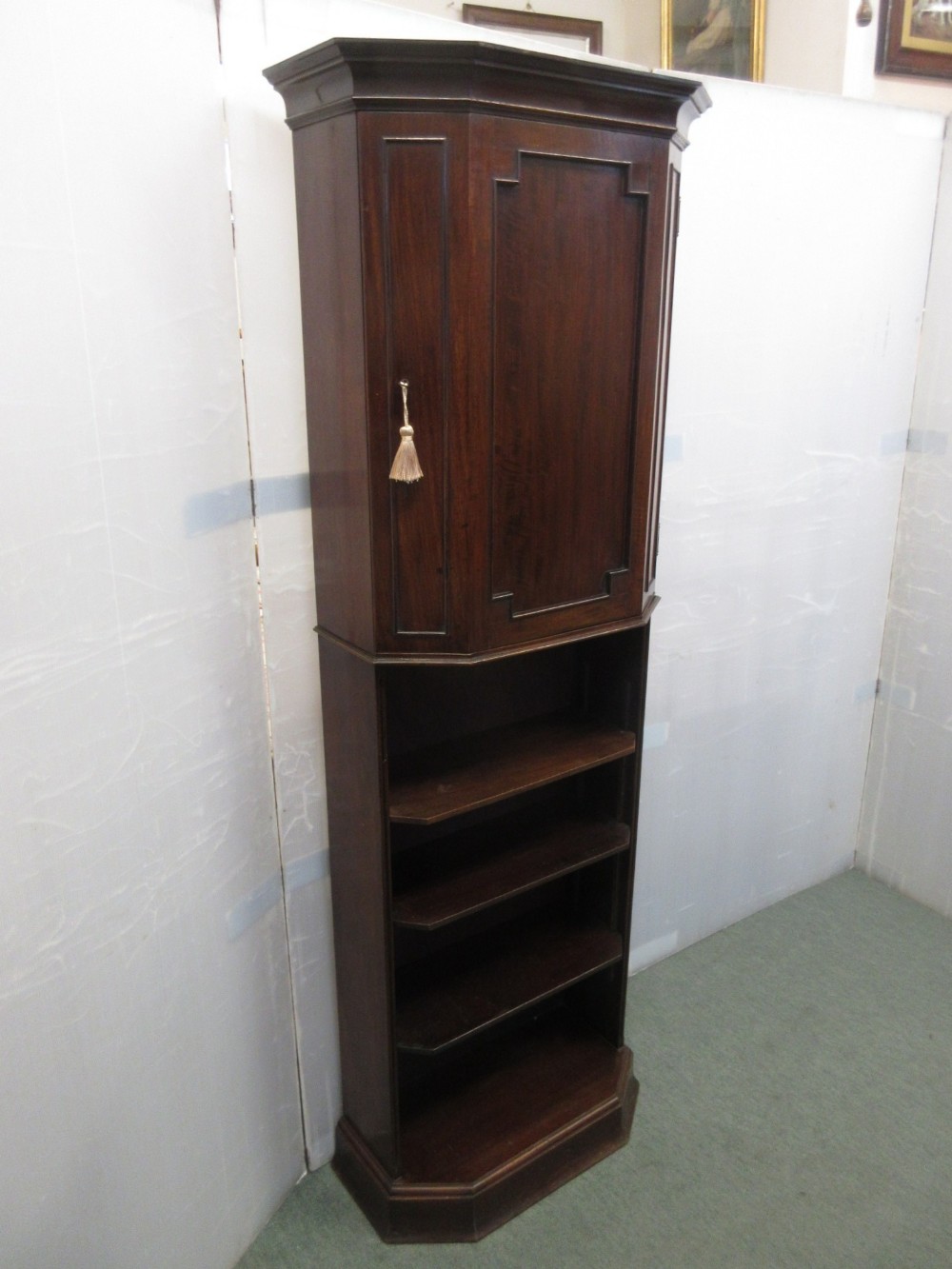 Mahogany Cupboard Bookshelf
