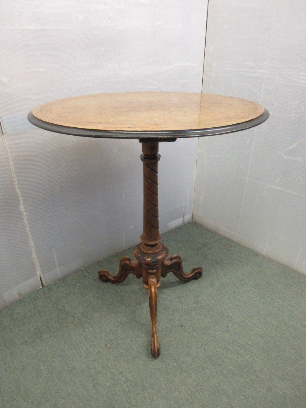 Walnut Pedestal Table