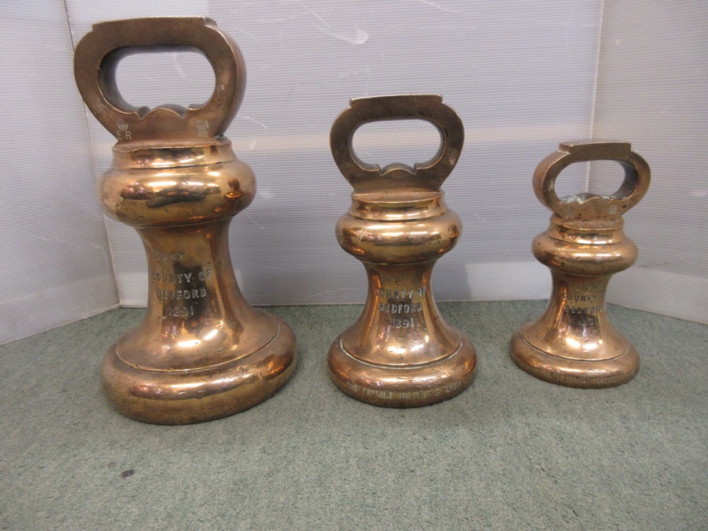 Set Of 3 Bell Weights